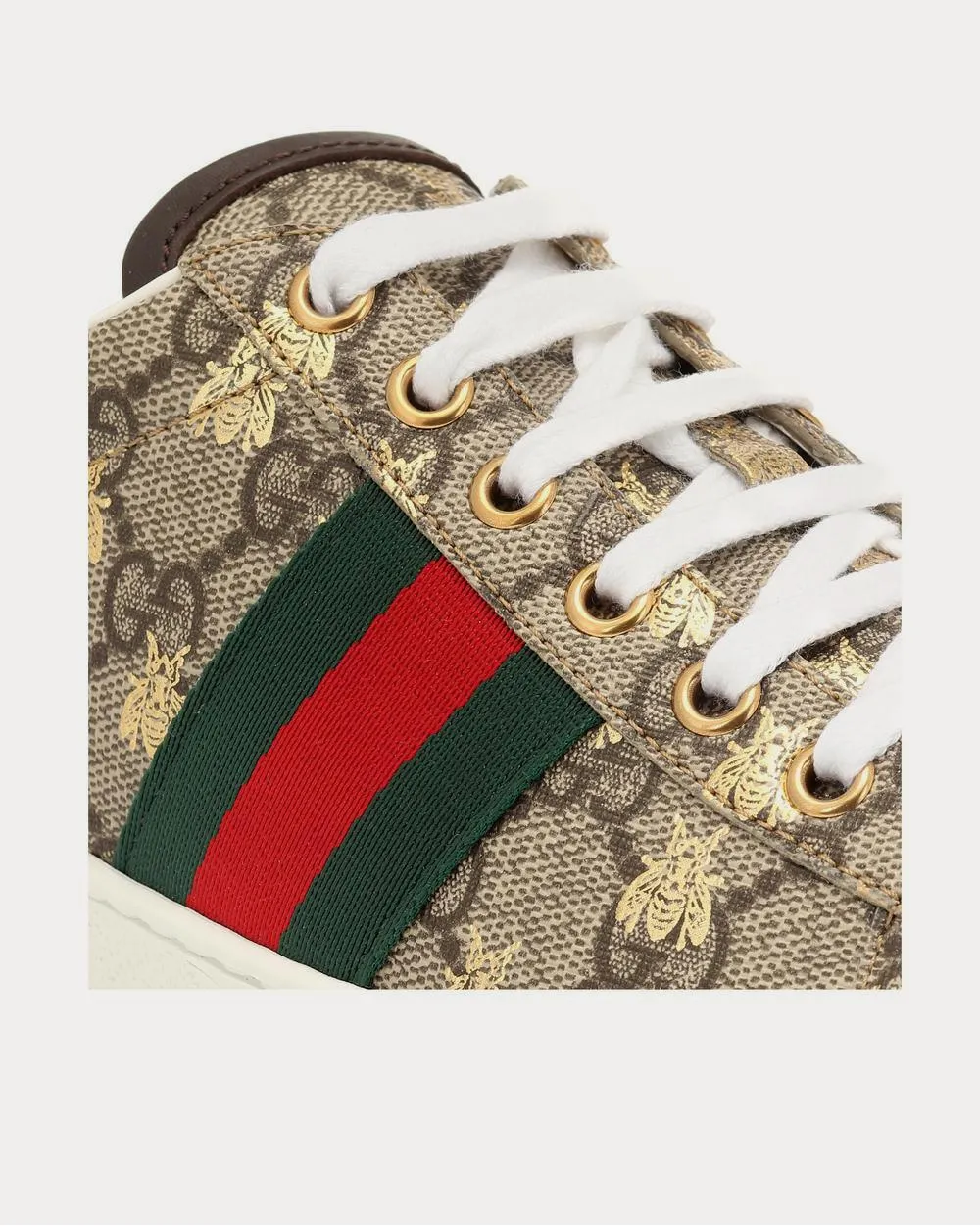 Ace canvas printed Brown Low Top Sneakers