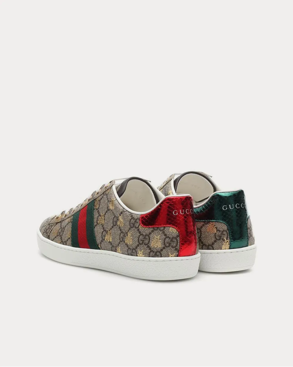 Ace canvas printed Brown Low Top Sneakers