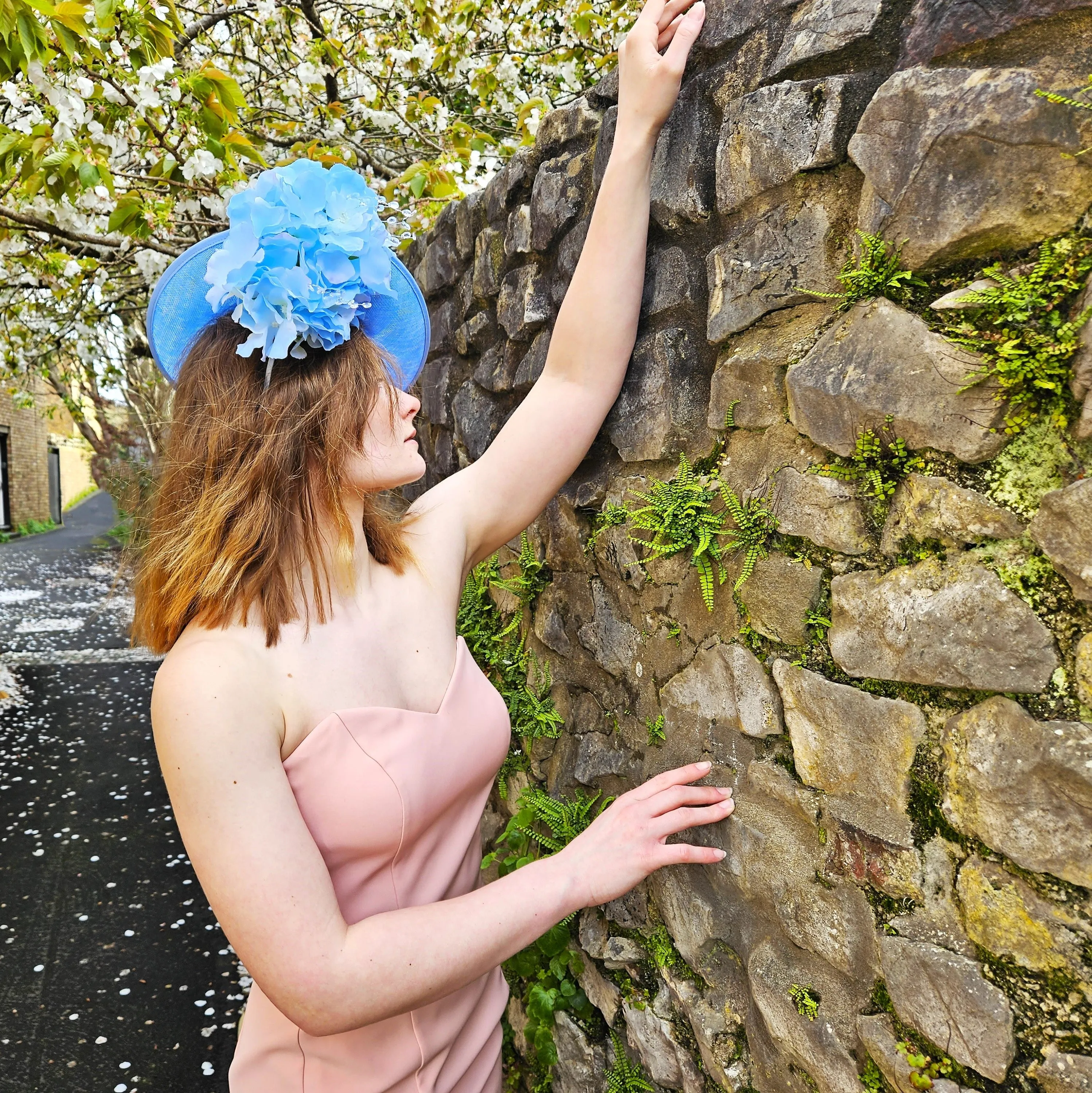 Ascot Hat Sky Blue Light - Wedding Hats - Racing Hats for Women - Ladies Church Hats - Derby Hats