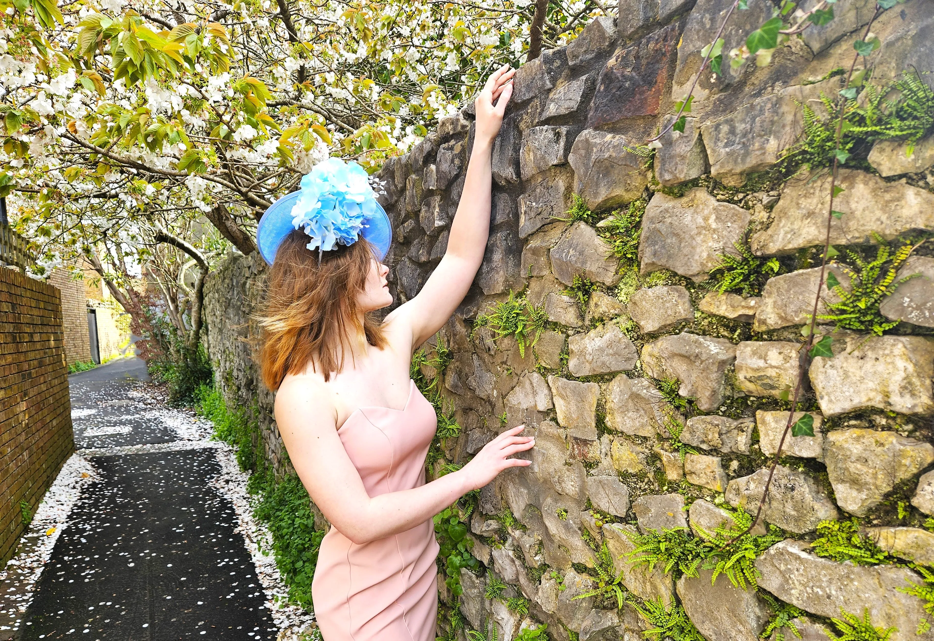 Ascot Hat Sky Blue Light - Wedding Hats - Racing Hats for Women - Ladies Church Hats - Derby Hats