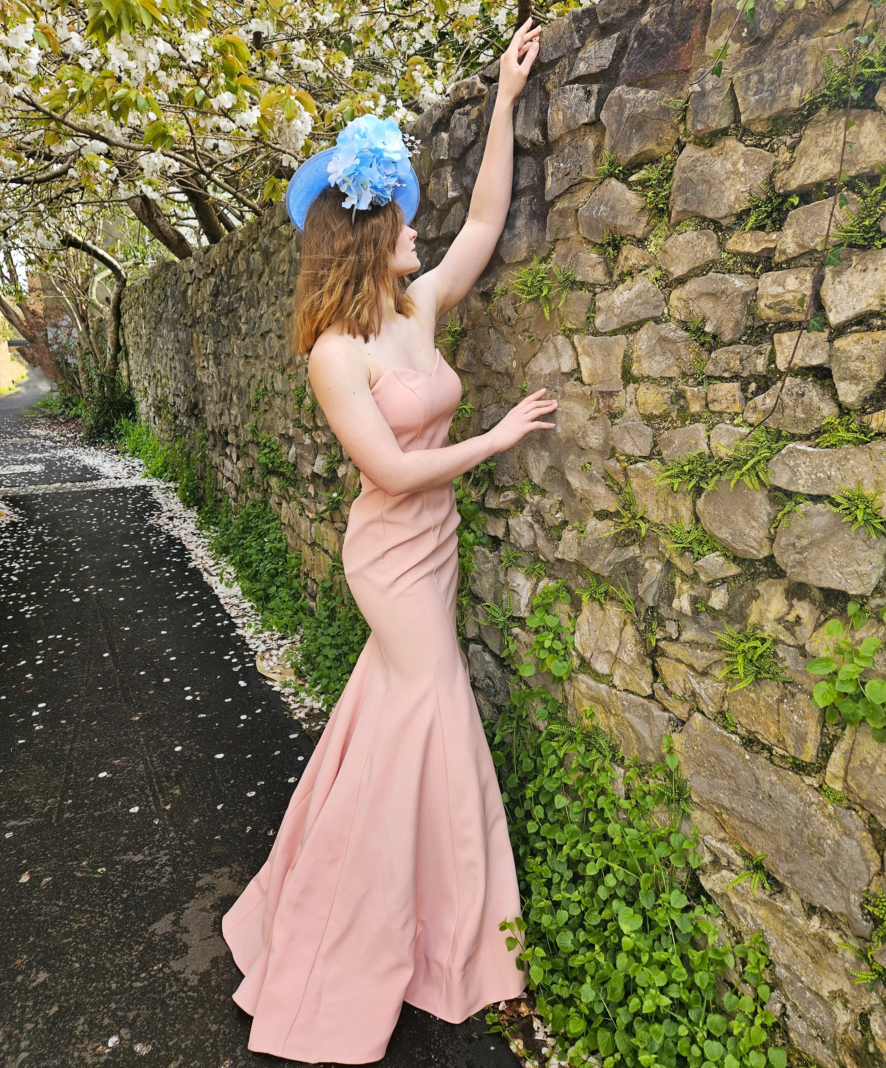 Ascot Hat Sky Blue Light - Wedding Hats - Racing Hats for Women - Ladies Church Hats - Derby Hats