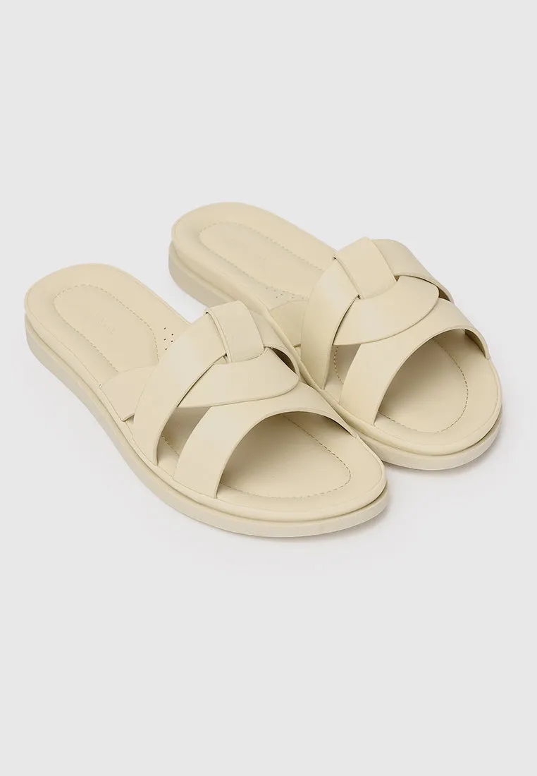Avena Comfy Sandals (Light Yellow)