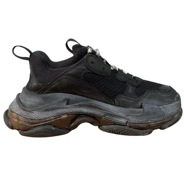 Balenciaga Triple S Pre-Distressed Mesh Trainers UK 6