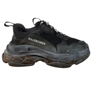 Balenciaga Triple S Pre-Distressed Mesh Trainers UK 6