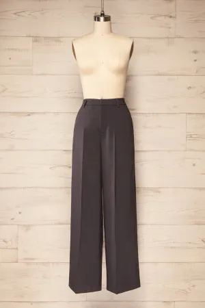 Bancroft Grey | Oversized Pants w/ Front Pleats