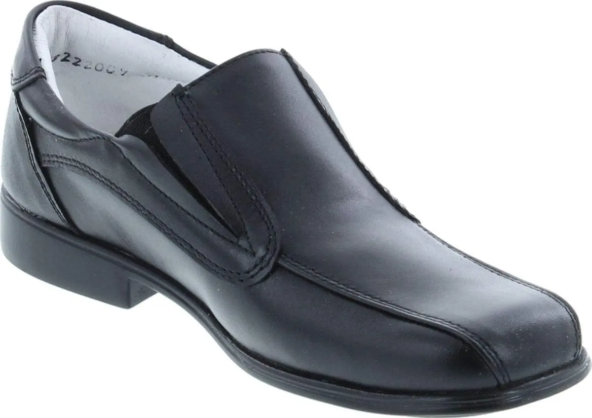 Boys Leather Slip On Dress Casual Loafers Shoes