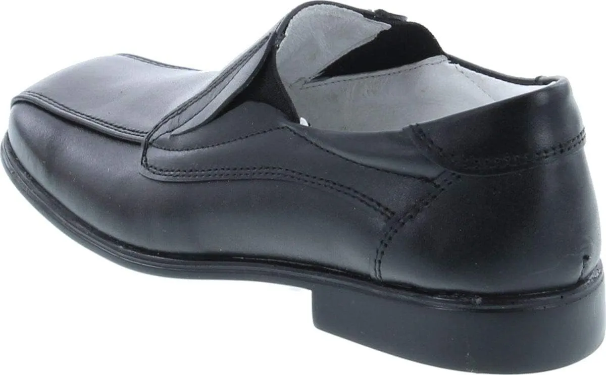 Boys Leather Slip On Dress Casual Loafers Shoes