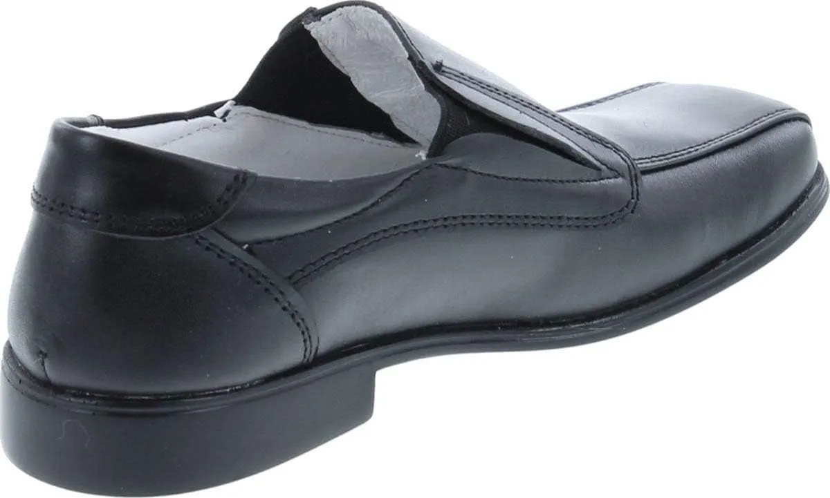 Boys Leather Slip On Dress Casual Loafers Shoes