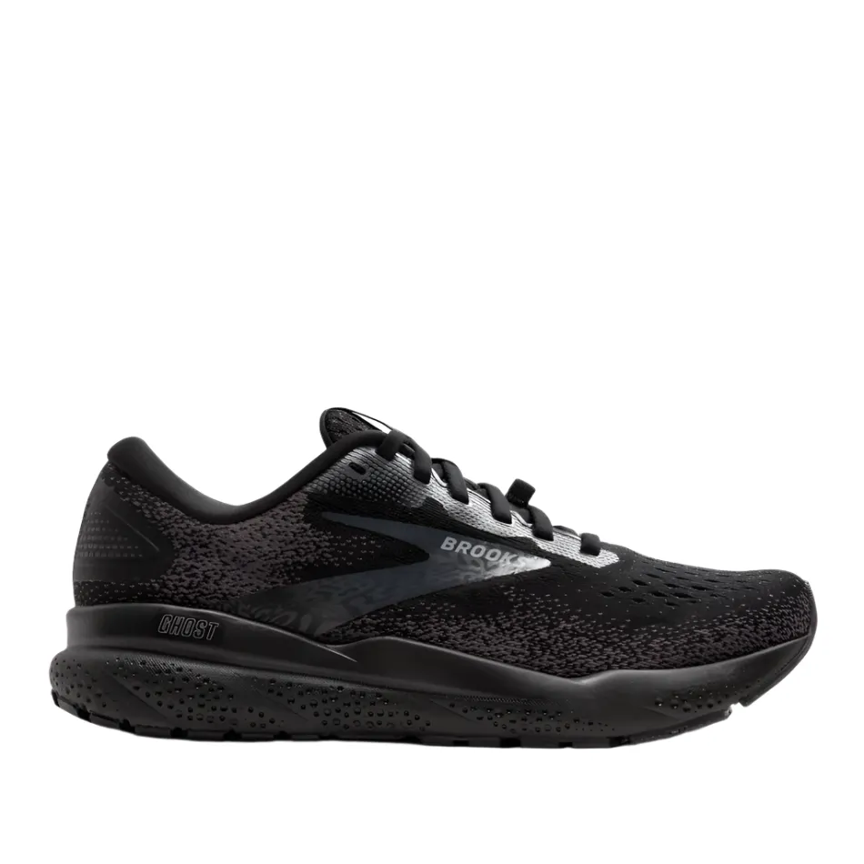Brooks Men's Ghost 16 GTX Running Shoes in Black/Black/Ebony AW24