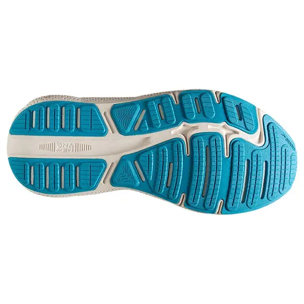 Brooks Women's Ghost Max Running Shoe - Papaya/Apricot/Blue 1203951B818