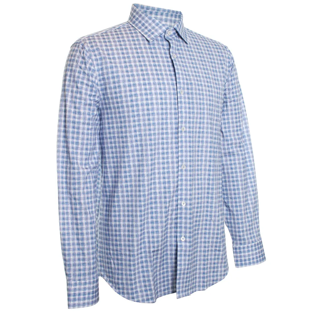 Bugatchi Lilac Checked Shirt