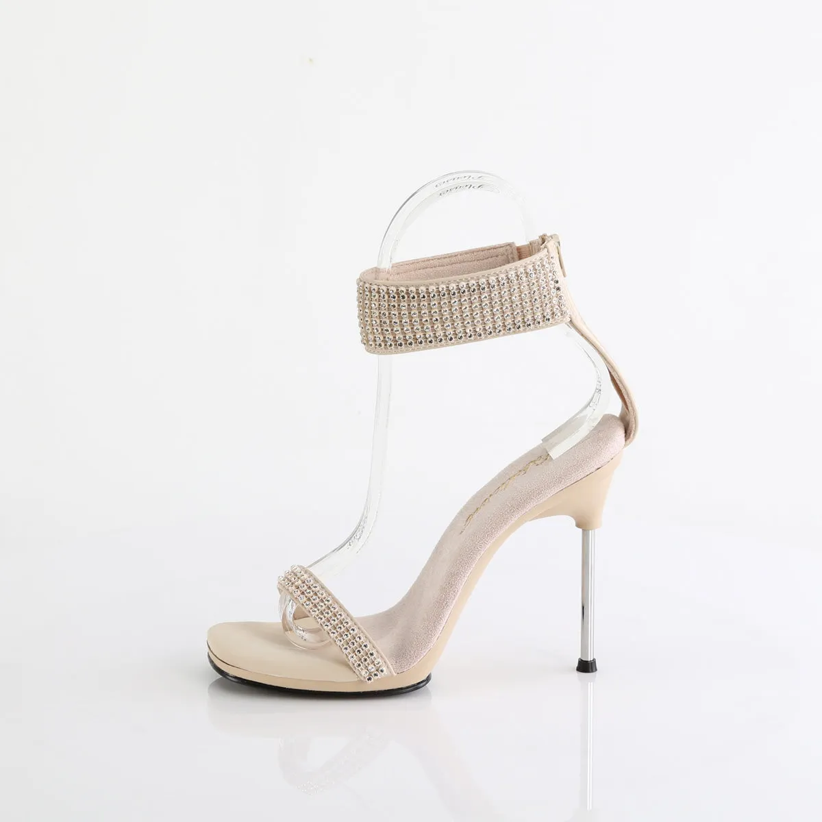 CHIC-40 Fabulicious Sexy Tan Bling Rhinestone Shoes