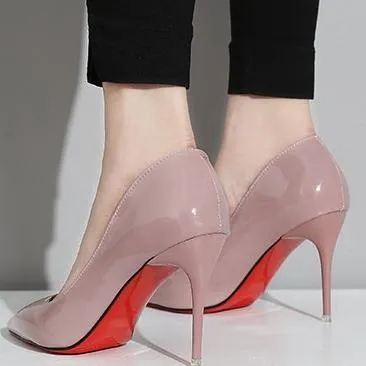 Chicvane Office Lady Pointed Toe Stiletto Heeled Shoes