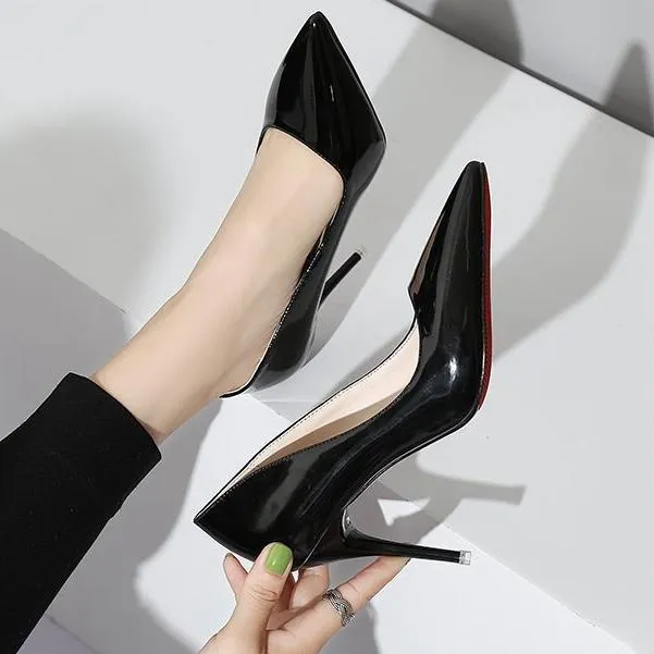 Chicvane Office Lady Pointed Toe Stiletto Heeled Shoes