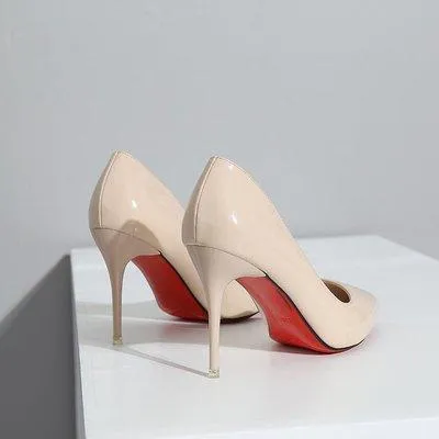 Chicvane Office Lady Pointed Toe Stiletto Heeled Shoes