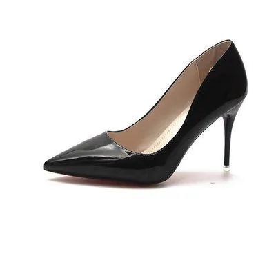 Chicvane Office Lady Pointed Toe Stiletto Heeled Shoes