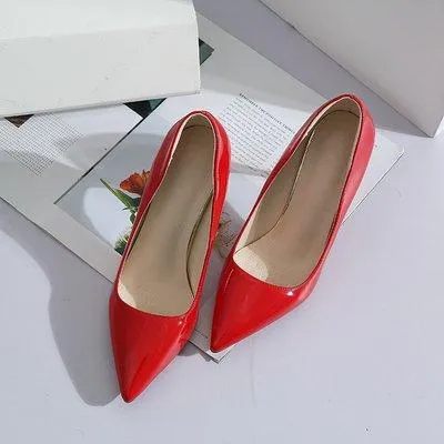 Chicvane Office Lady Pointed Toe Stiletto Heeled Shoes