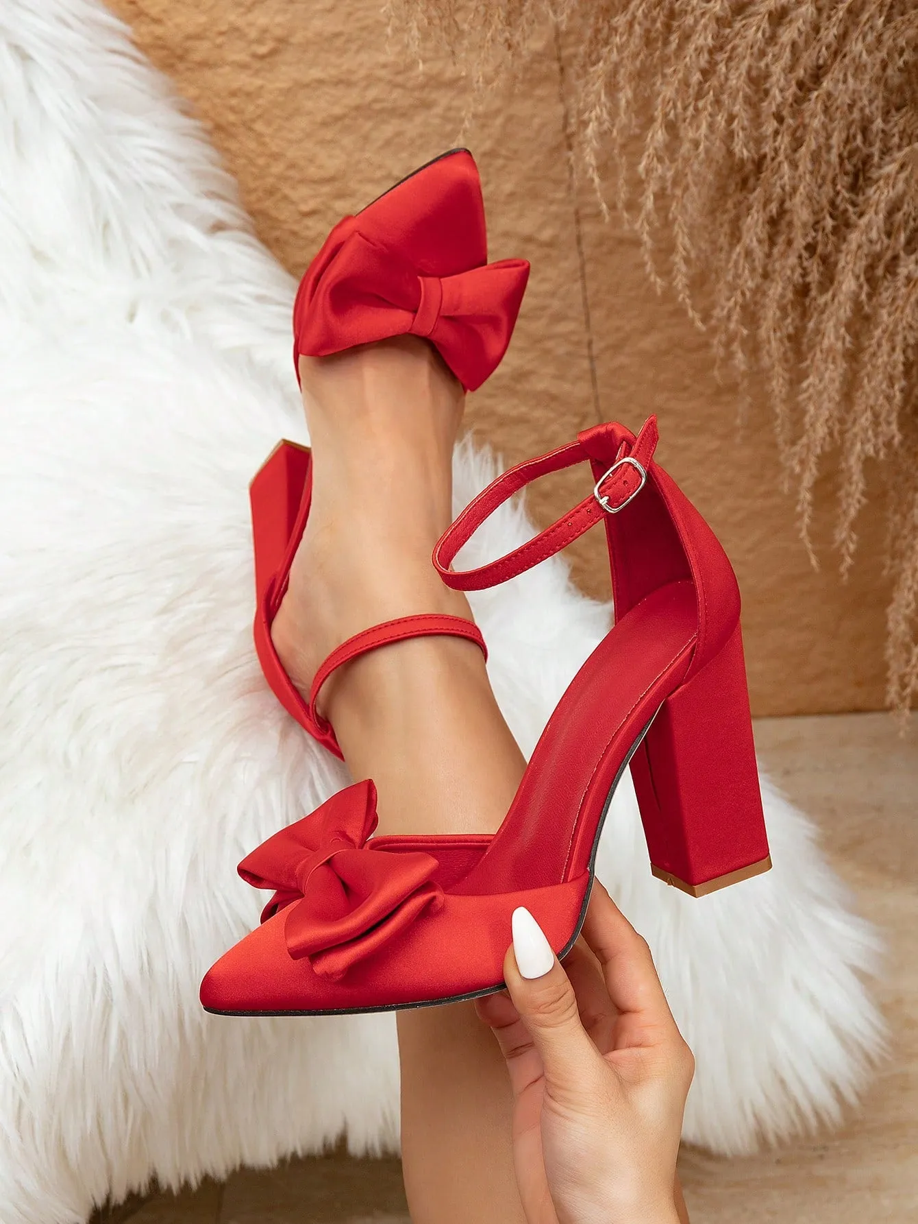 Chunky Chic Party Heels