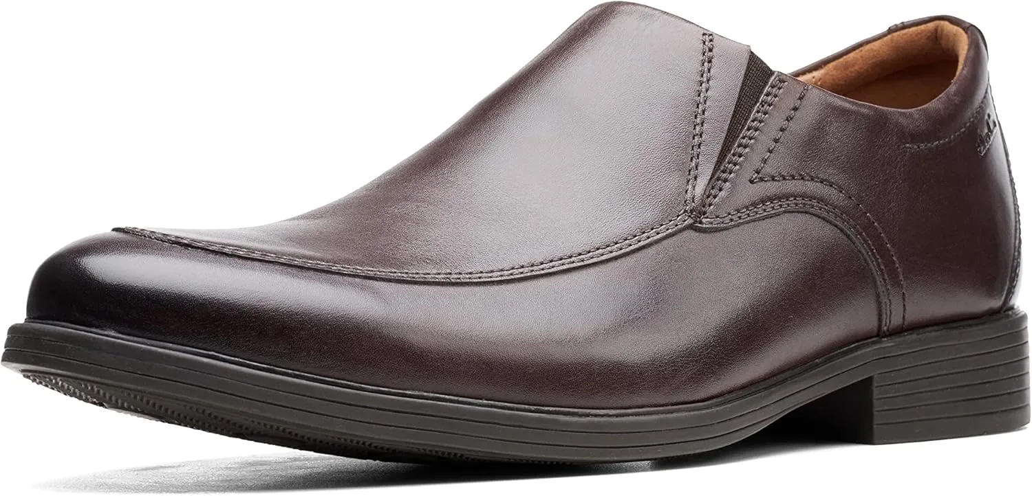 Clarks Mens Whiddon Step L:eather Leather Loafers