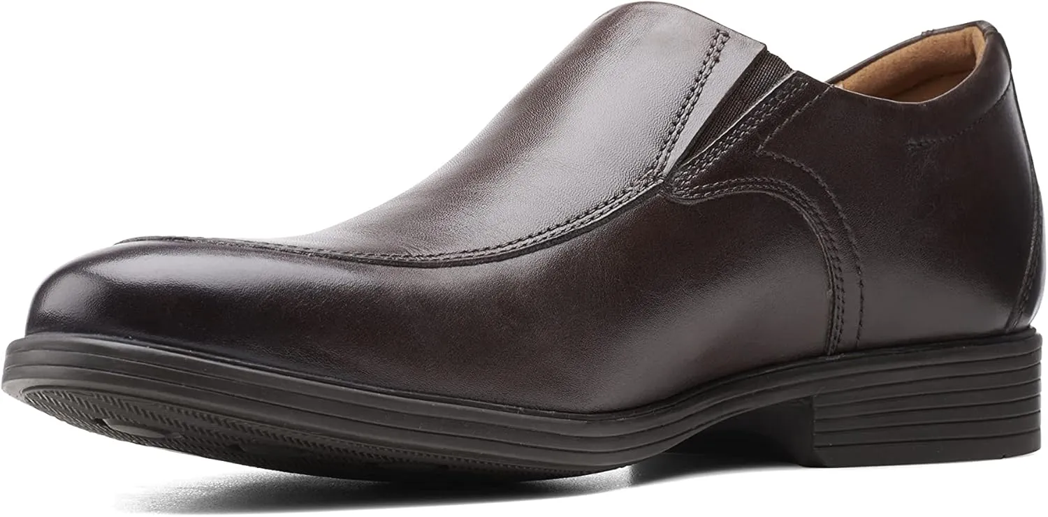 Clarks Mens Whiddon Step L:eather Leather Loafers