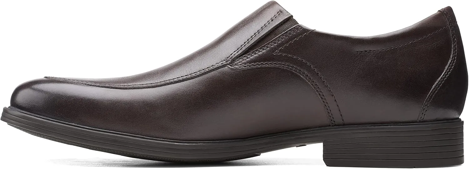 Clarks Mens Whiddon Step L:eather Leather Loafers
