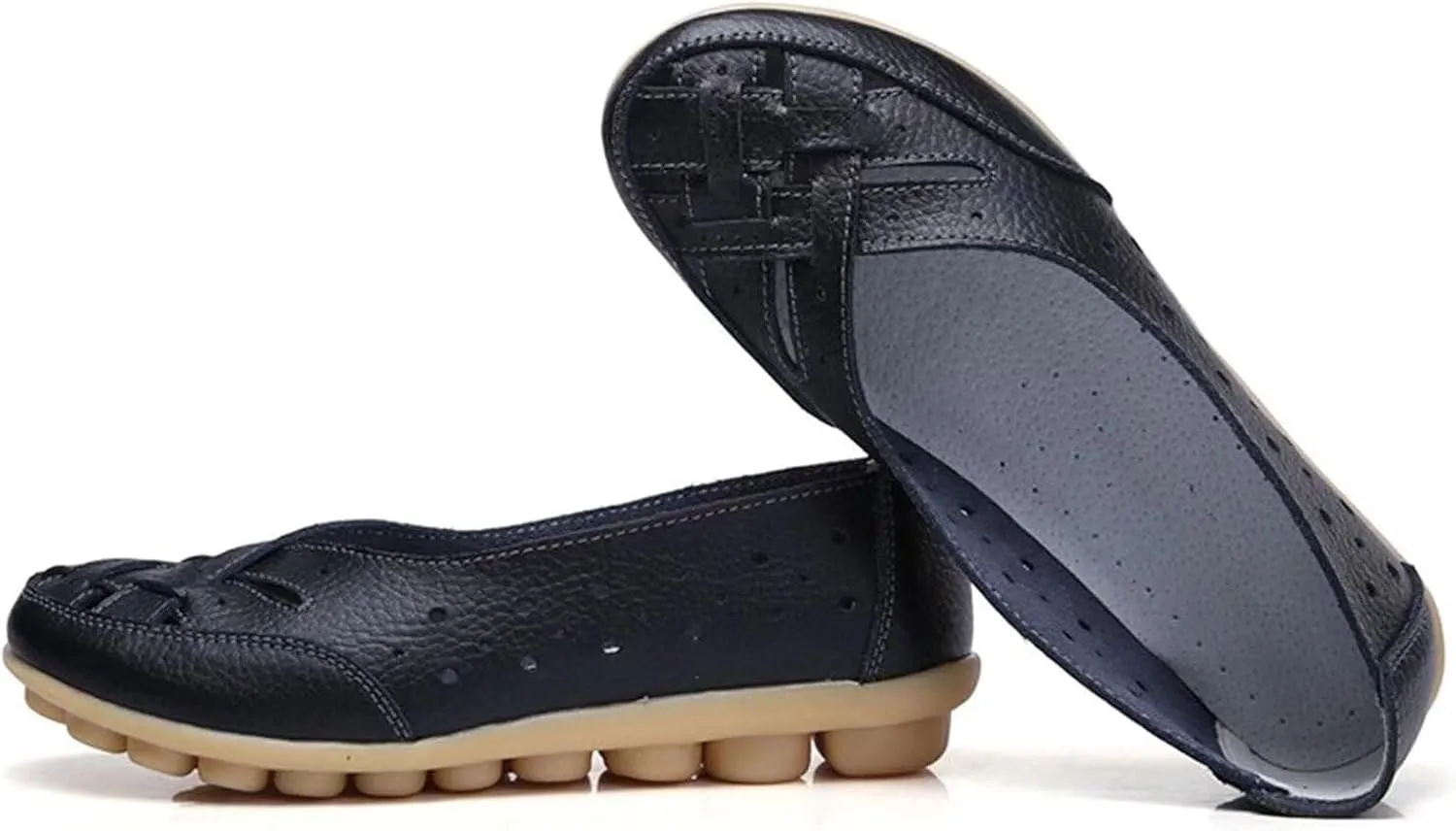 Closed Toe Sandals Women Hollow Comfortable Flats Dressy Wide Width Walking Shoes Outdoor Casual Beach Slide Slippers
