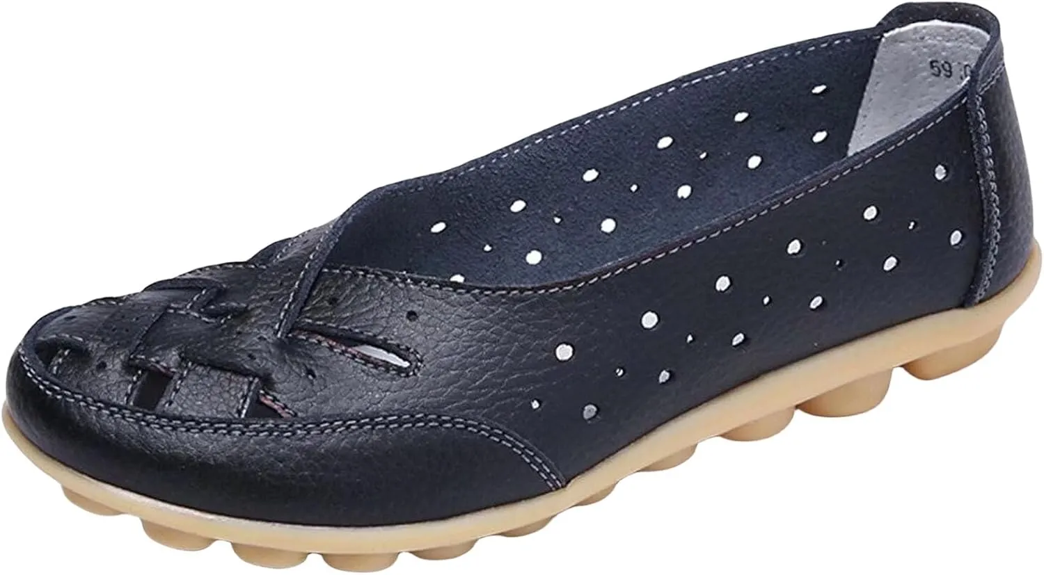 Closed Toe Sandals Women Hollow Comfortable Flats Dressy Wide Width Walking Shoes Outdoor Casual Beach Slide Slippers
