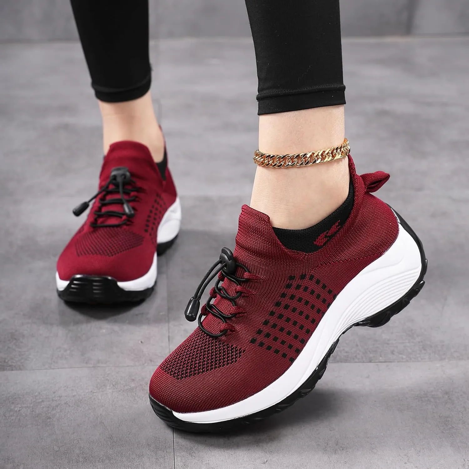 Comfort Wear Orthowear Shoes for Women Men, Breathable Orthopedic Sneakers, Comfortwear Ortho Shoes, Women Plantar Fasciitis Shoe, Air Cushion Slip-On Orthopedic Diabetic Walking Sneaker Thick Bottom