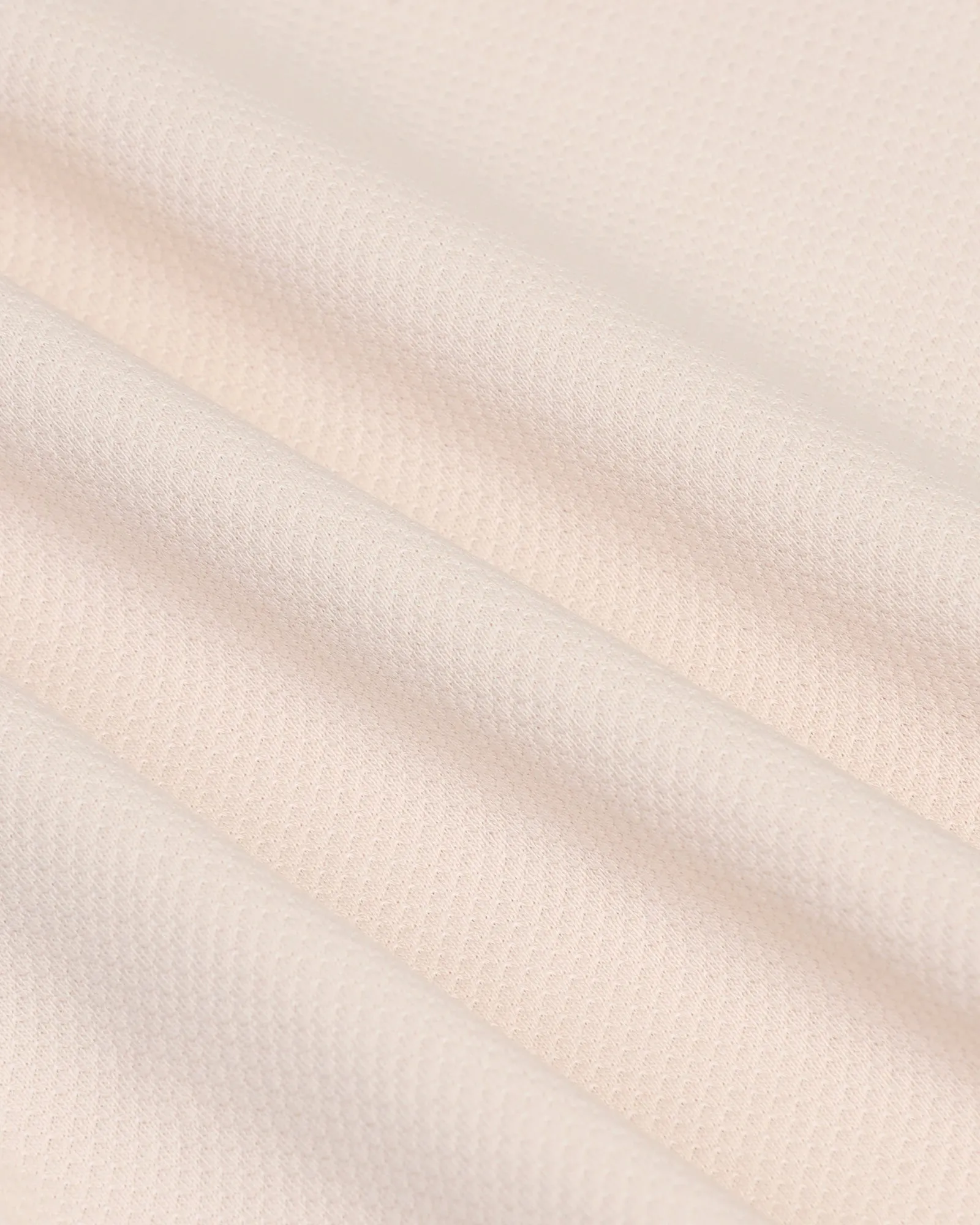 Crew Neck Pink Textured T-Shirt - Corn