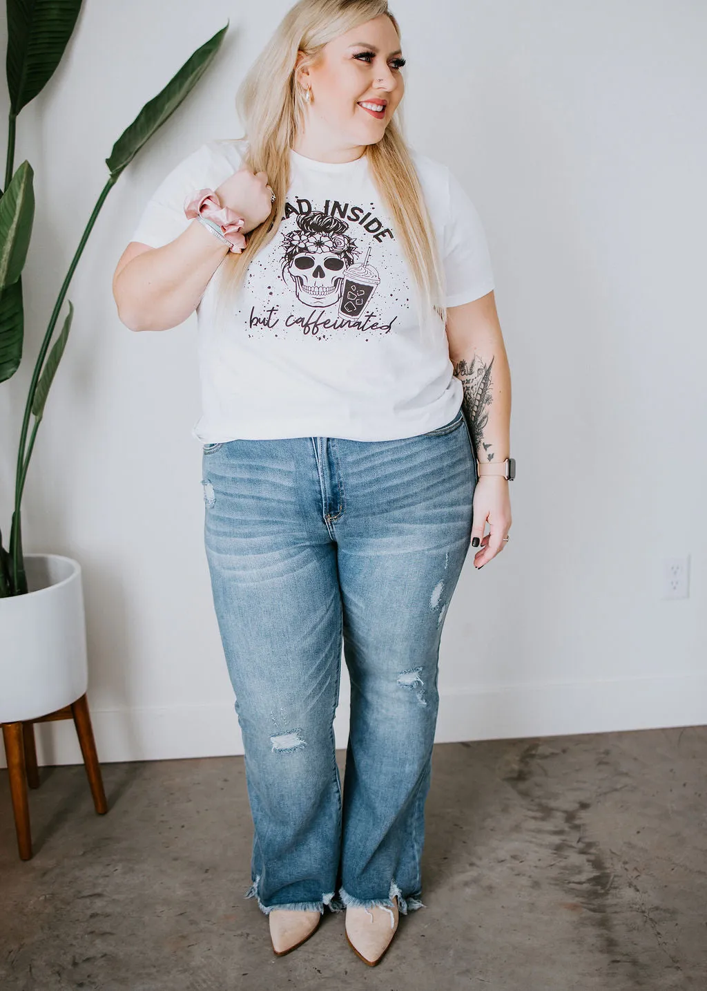 Curvy Ashlyn High Rise Flare Jean