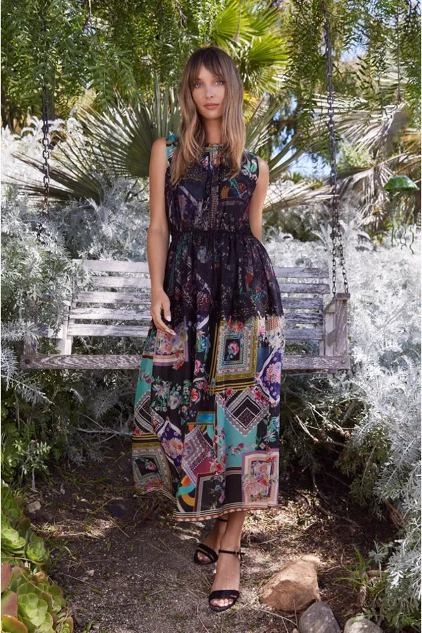 Elderberry Dress Multi - Johnny Was