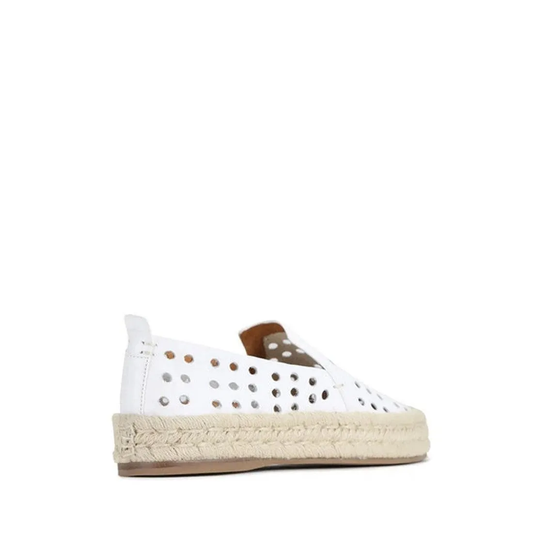 EOS Sea Leather Ballet Pump _ White