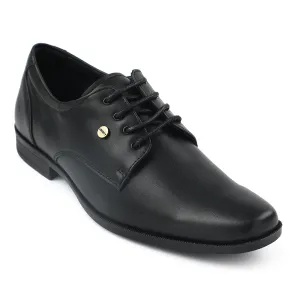 Fortune Black Formal Lacing Derby Shoes For Men BENSTOCK1E By Liberty