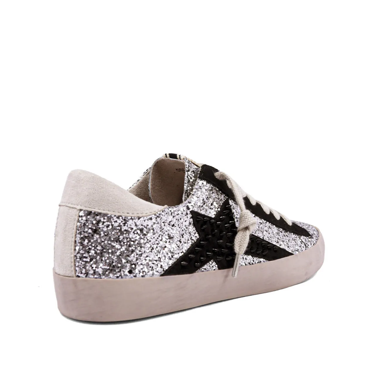 Glitter   Spikes Goose Sneakers