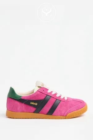 GOLA ELAN CLB538KB FUCHSIA/BLACK/EVERGREEN TRAINERS