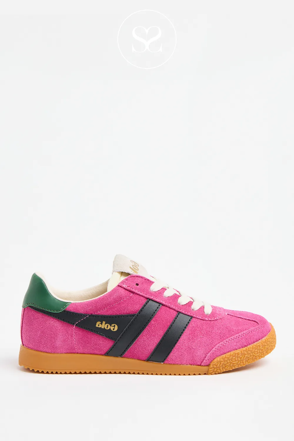 GOLA ELAN CLB538KB FUCHSIA/BLACK/EVERGREEN TRAINERS