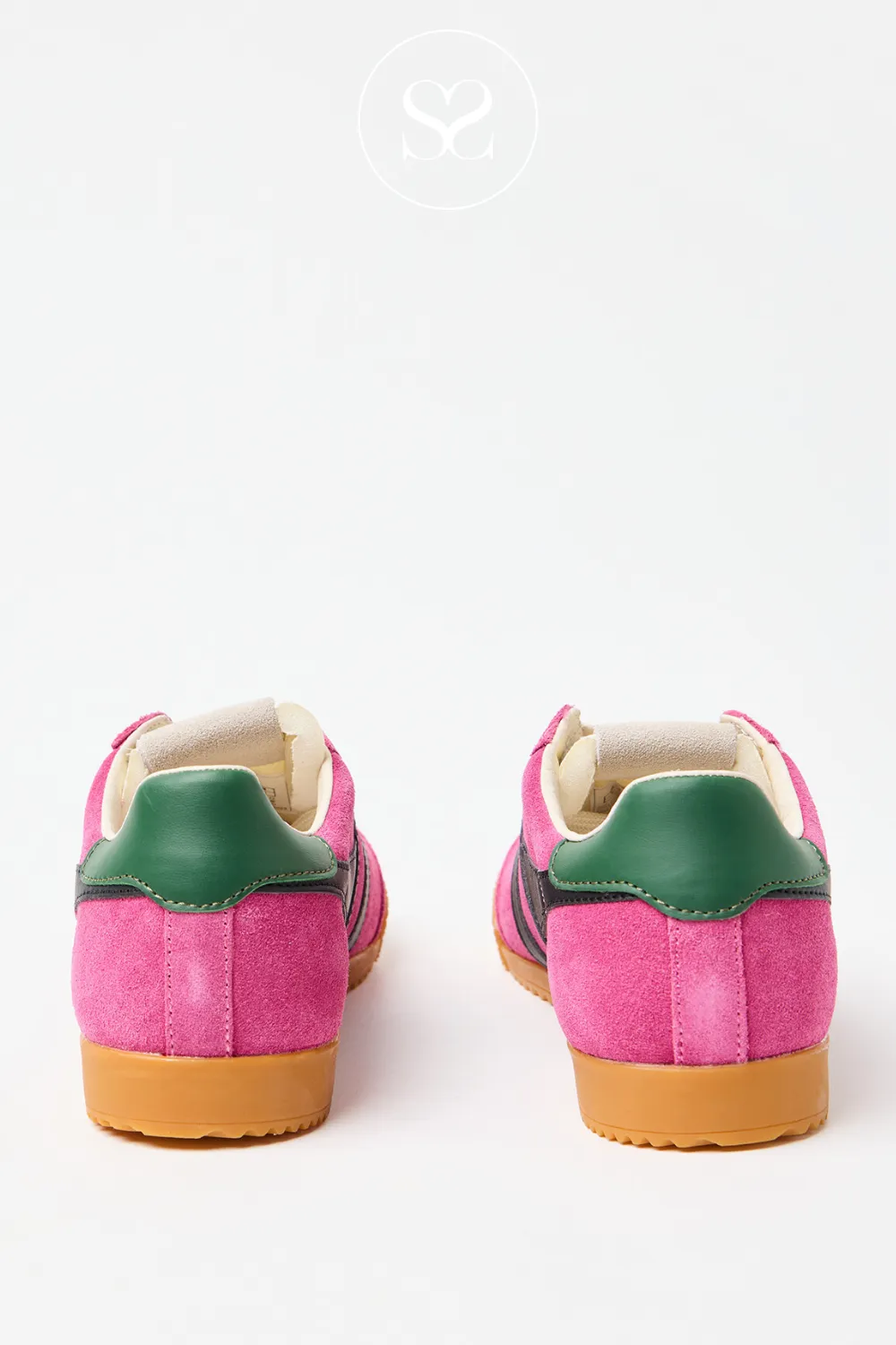 GOLA ELAN CLB538KB FUCHSIA/BLACK/EVERGREEN TRAINERS