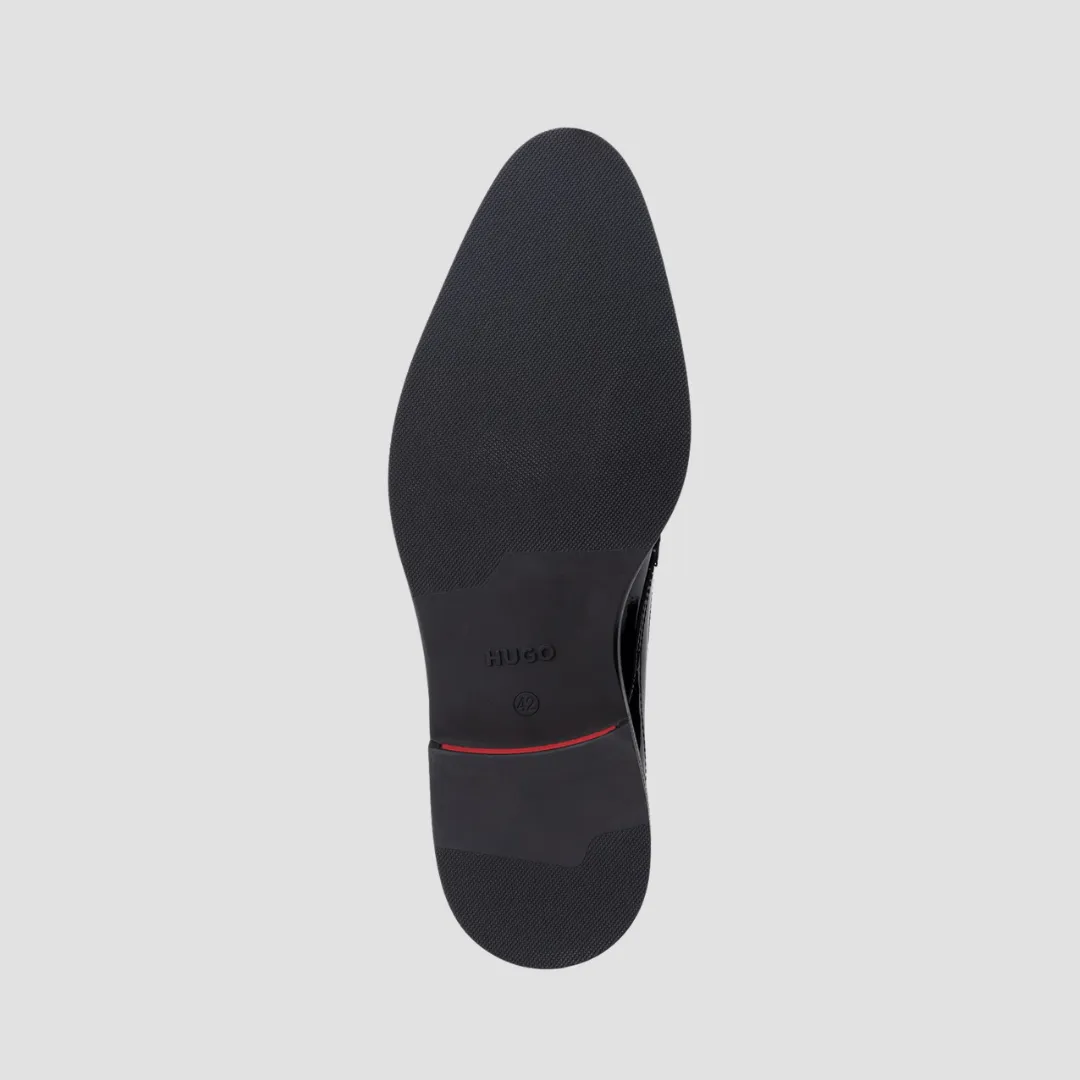 Hugo Boss Loafers in Patent Black Leather