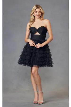 Kentucky Derby Dress Race Outfit in Classic Black By Juliet JT921H