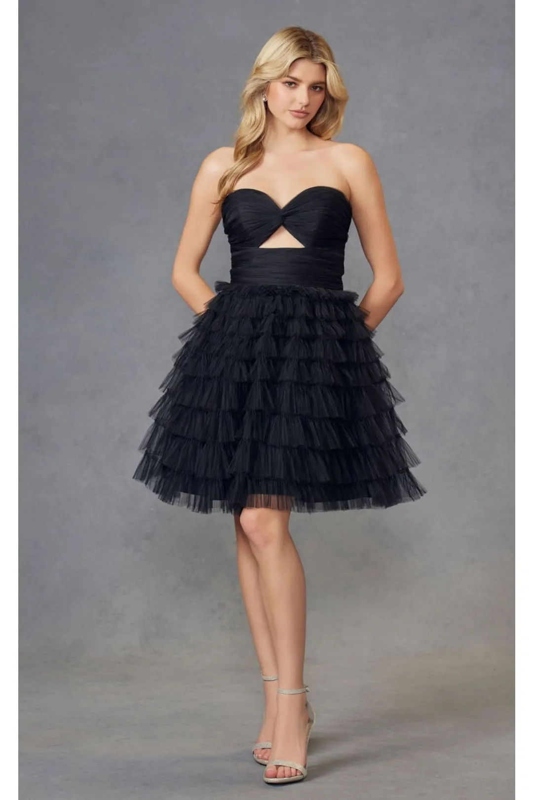 Kentucky Derby Dress Race Outfit in Classic Black By Juliet JT921H