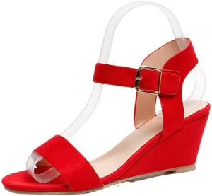 Ladmiple Wedge Sandals for Women,Womens 2023 Summer Comfy Slip-On Sandal Casual Beach Shoes Open Toe Espadrille Platform