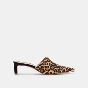 LEXY HEELS DK LEOPARD CALF HAIR