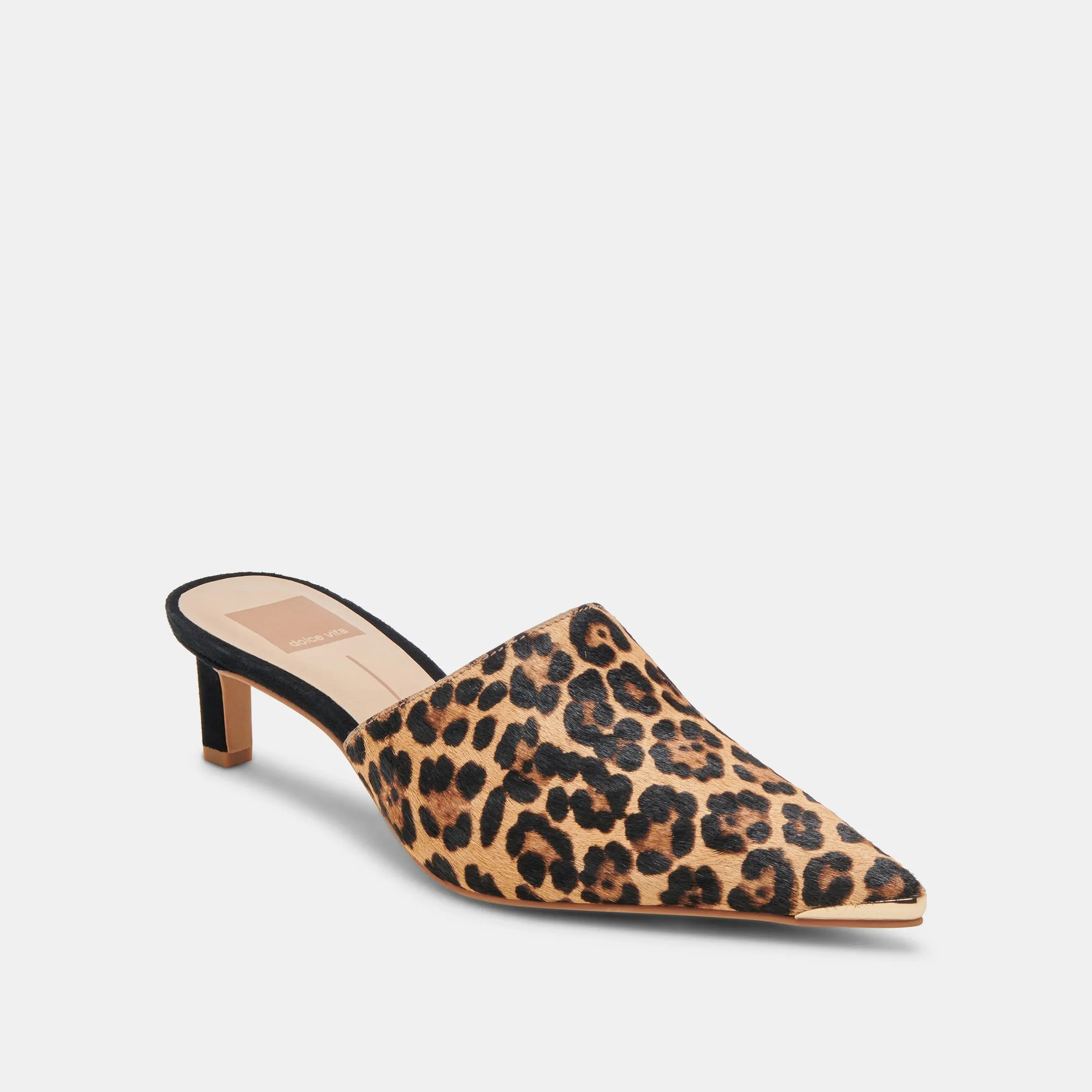 LEXY HEELS DK LEOPARD CALF HAIR
