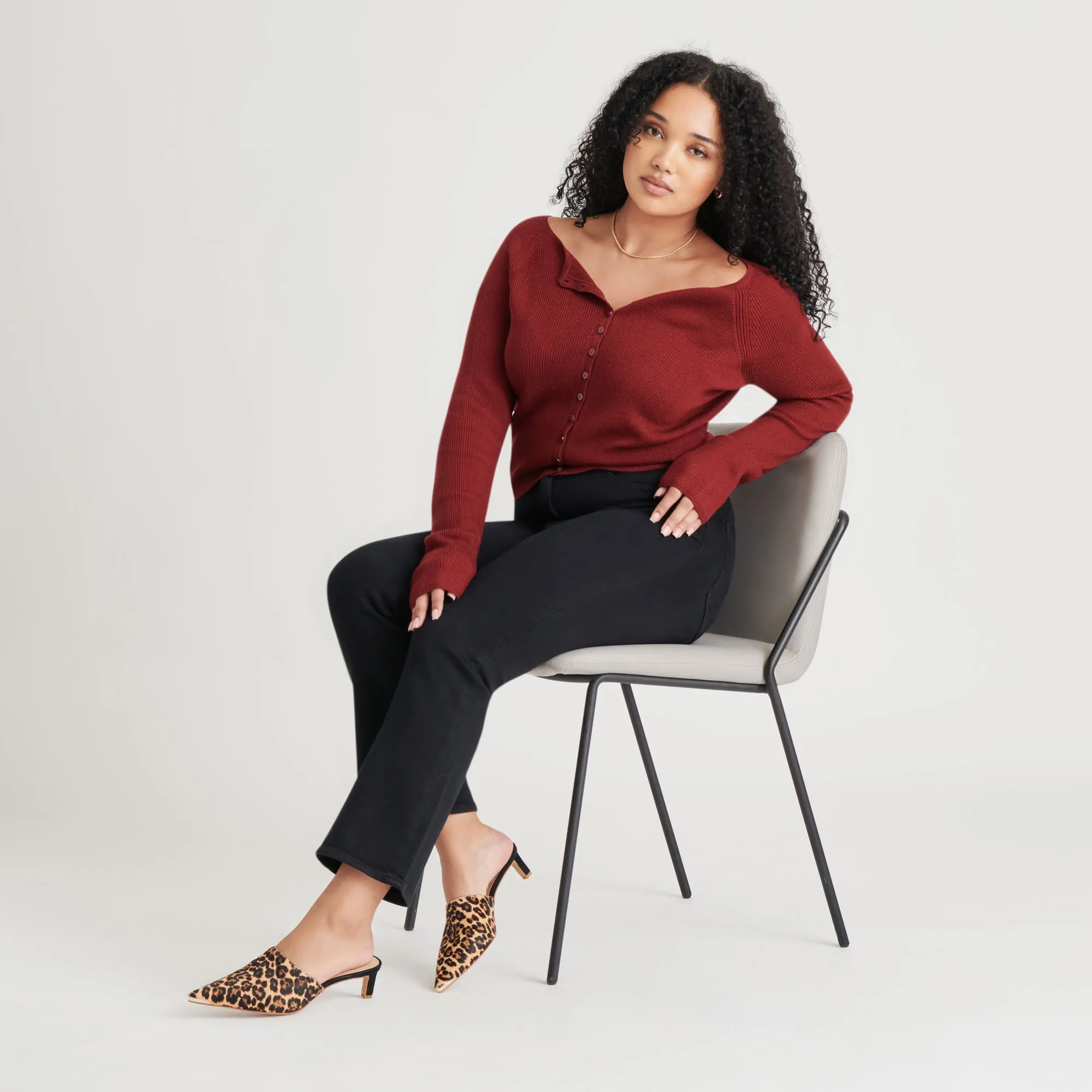 LEXY HEELS DK LEOPARD CALF HAIR