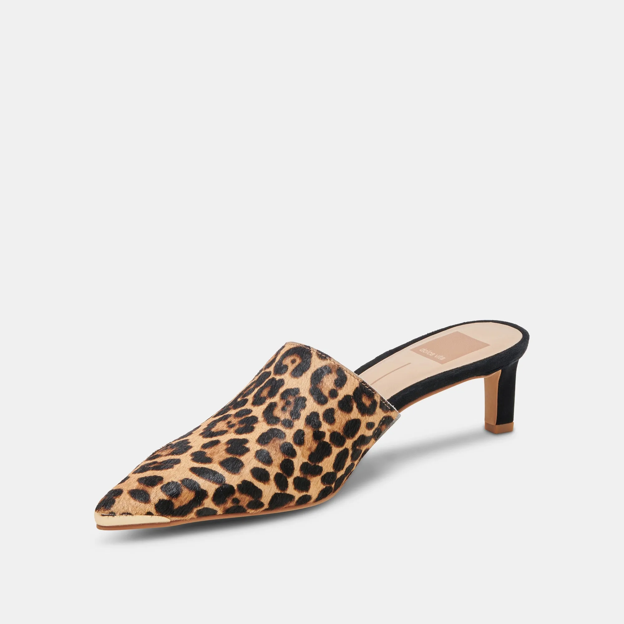 LEXY HEELS DK LEOPARD CALF HAIR