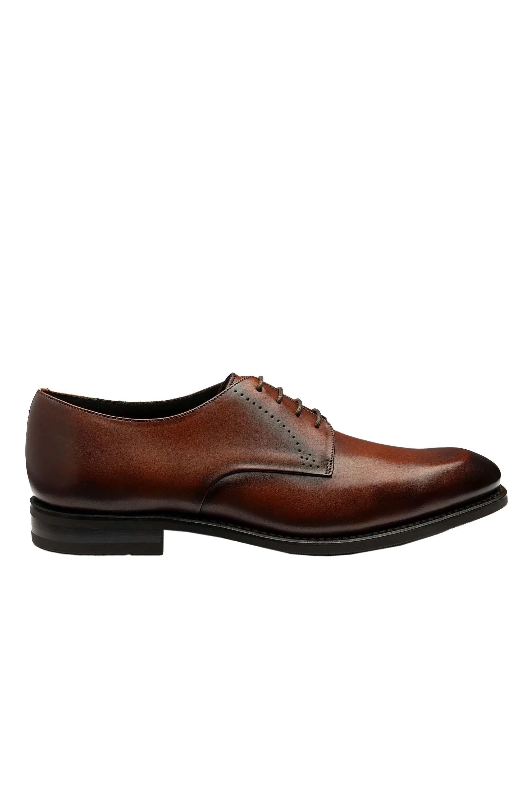 Loake Gosling Plain Derby Shoe Scotch Patina