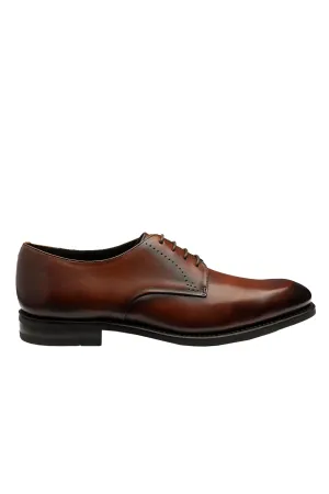Loake Gosling Plain Derby Shoe Scotch Patina