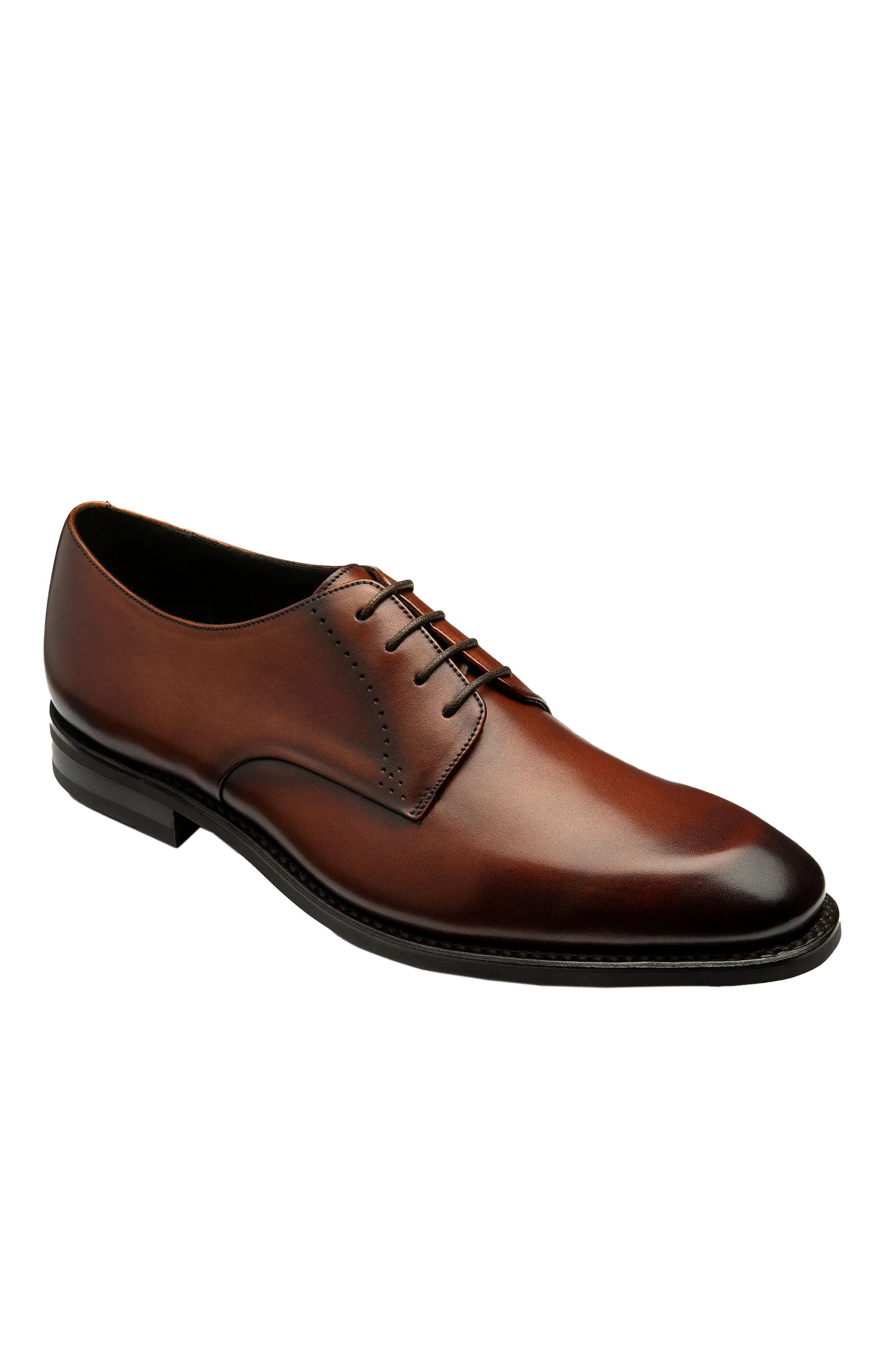 Loake Gosling Plain Derby Shoe Scotch Patina