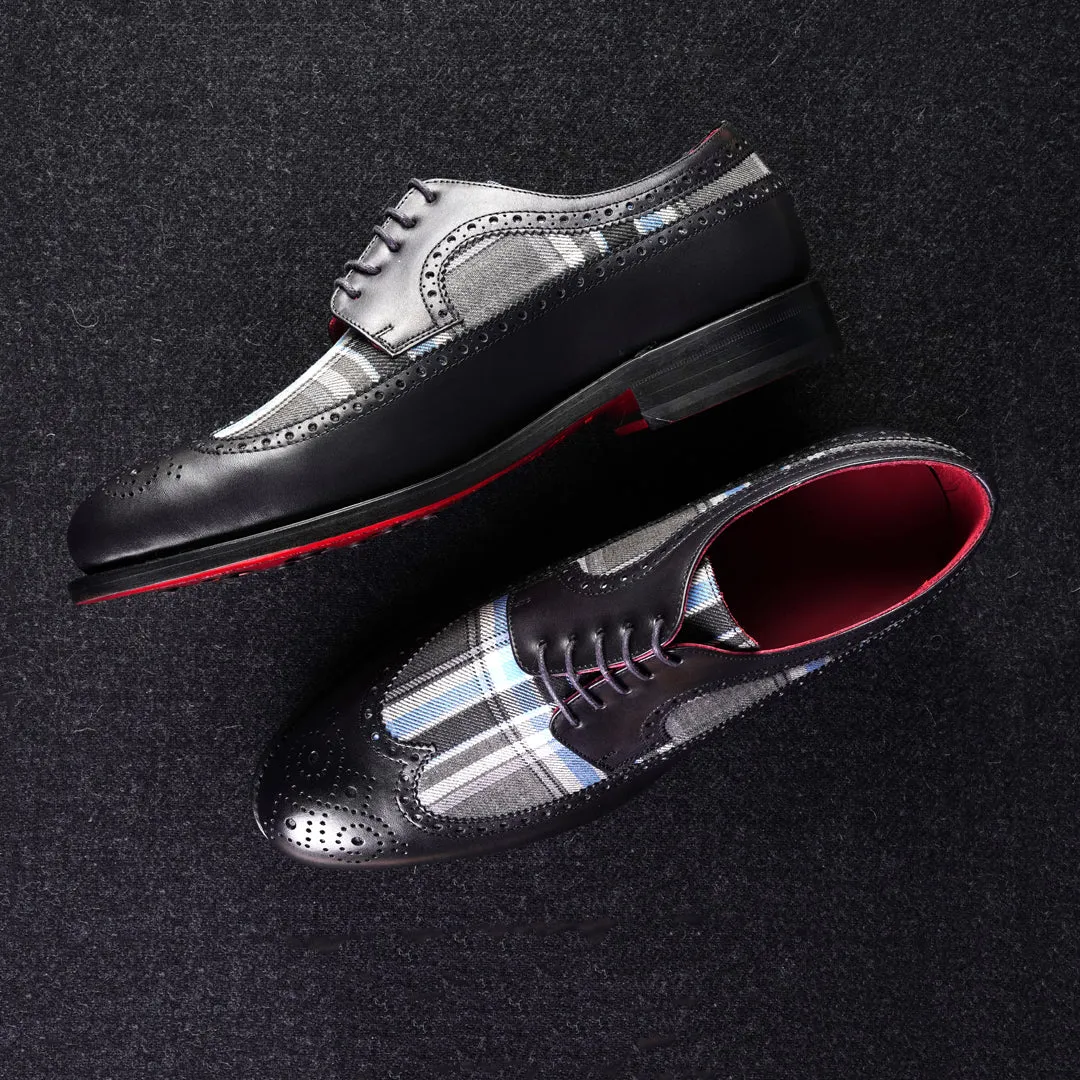 Longwing Derby - Leather & Fabric