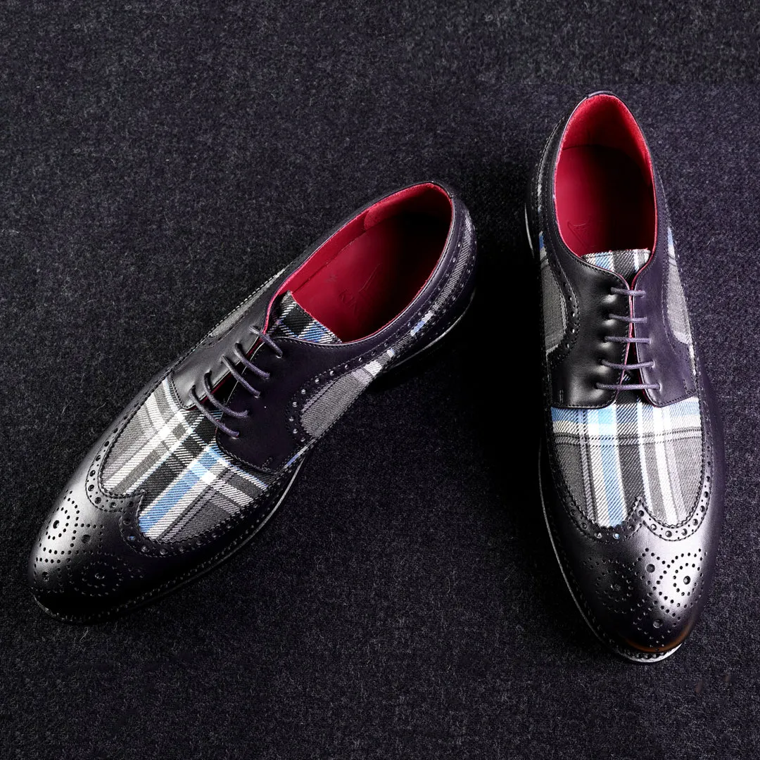 Longwing Derby - Leather & Fabric
